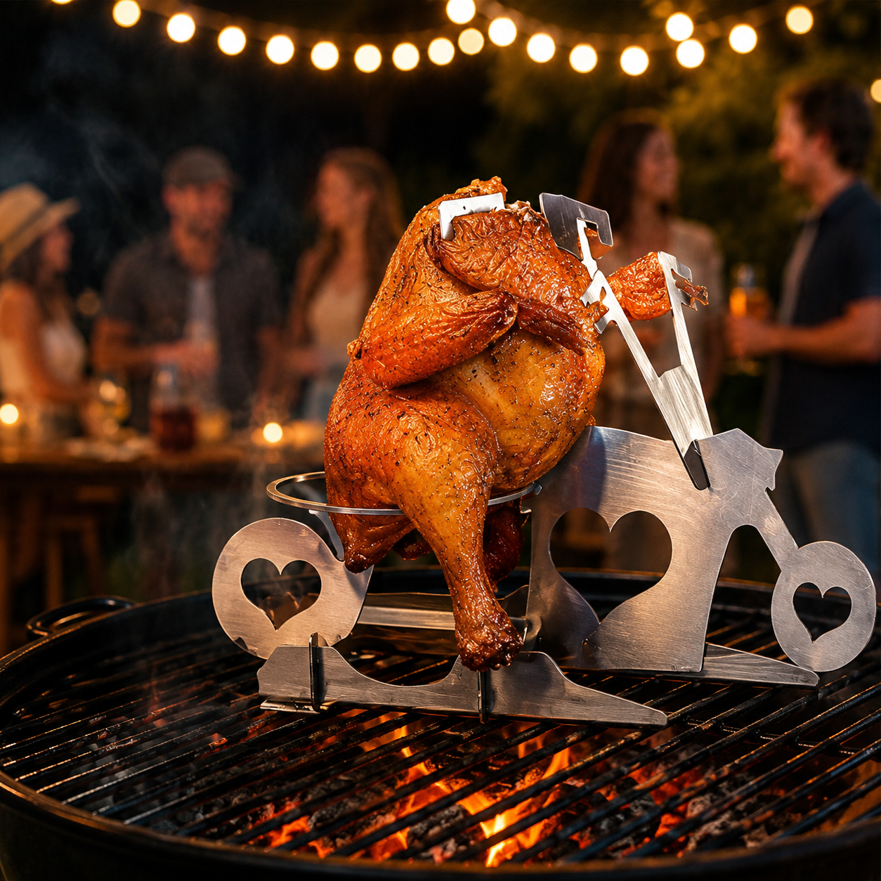 Motorcycle Chicken Roaster Rack