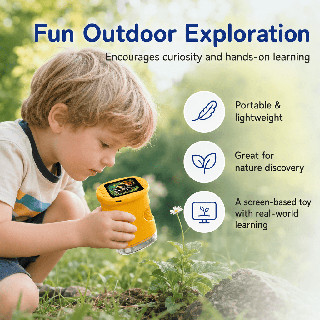 Kids Digital Handheld Microscope 🔬