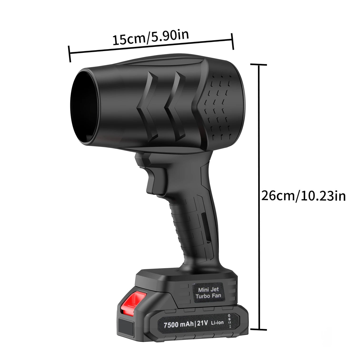 Cordless Mini Jet Turbo Fan 💨⚡