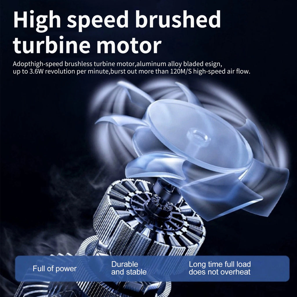 Cordless Mini Jet Turbo Fan 💨⚡