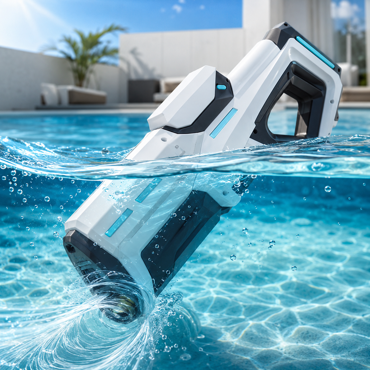 Rechargeable Long-Range Water Gun 💦⚡