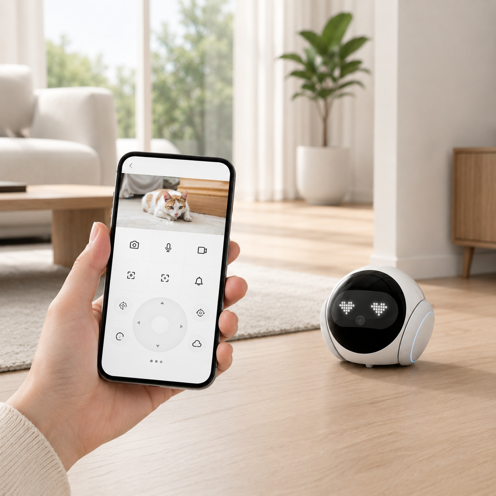 Smart Robot Camera – Girl/Boyfriend Companion 🏠🤖