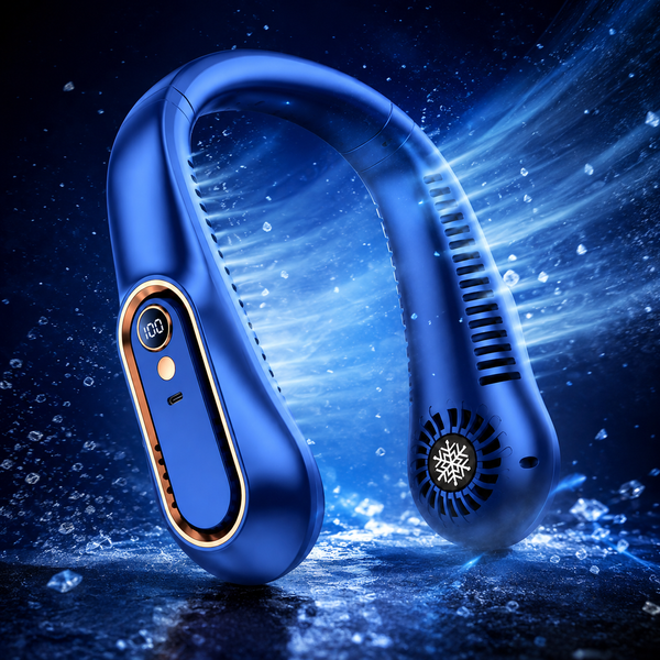 Rechargeable Neck Fan – Stay Cool Wherever You Go ❄️💨
