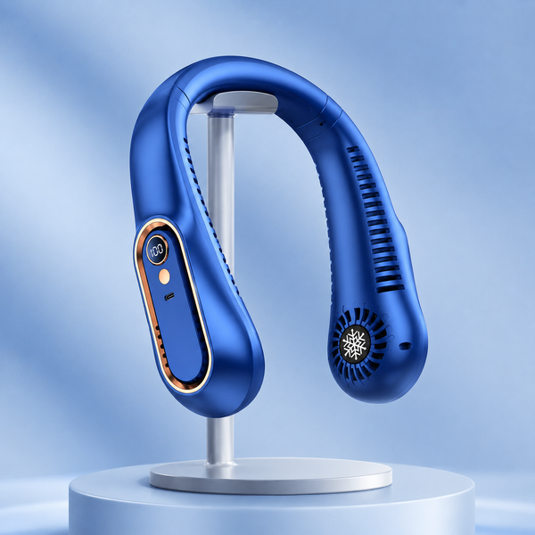 Rechargeable Neck Fan – Stay Cool Wherever You Go ❄️💨