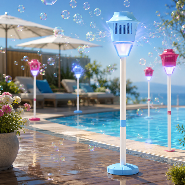 🫧 Bubble Machine Street Light with Lights & Music ✨
