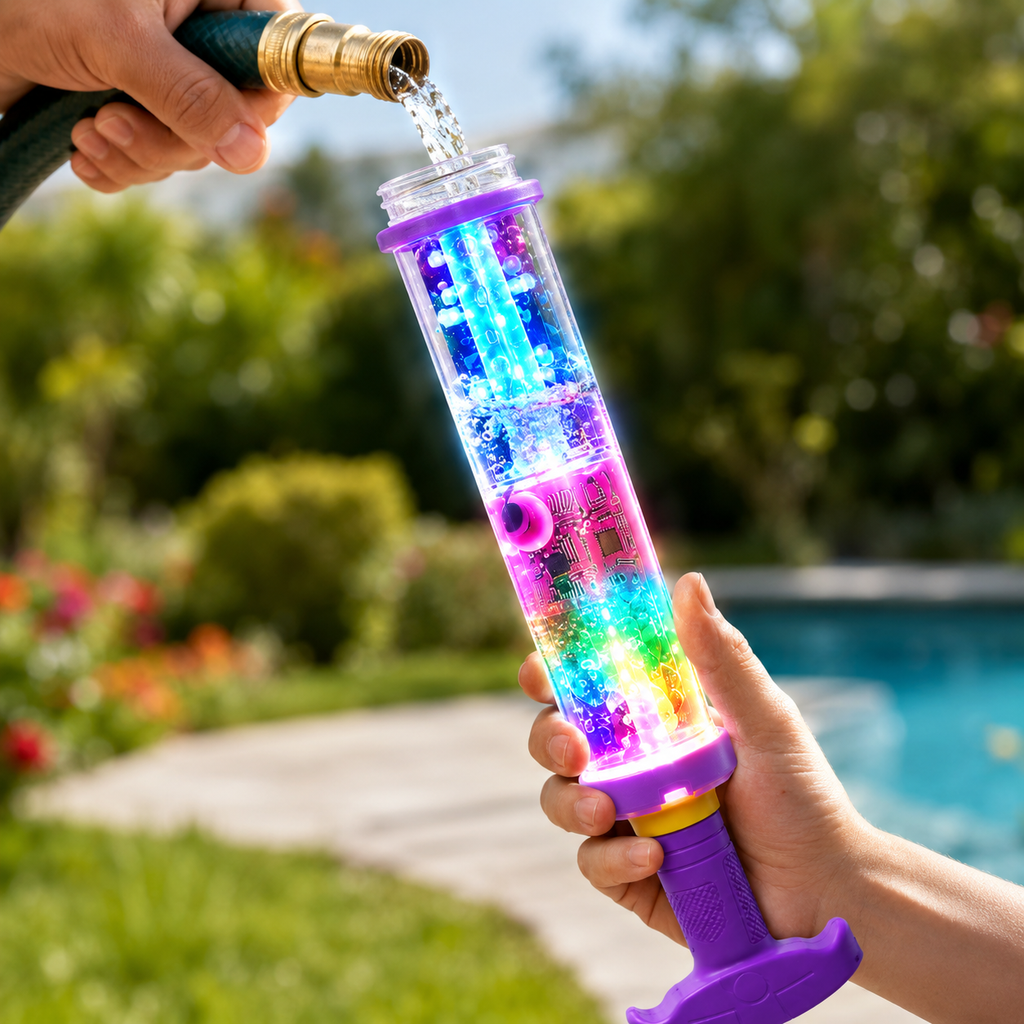 Glow & Splash Fireworks Water Blaster 🌈💦✨