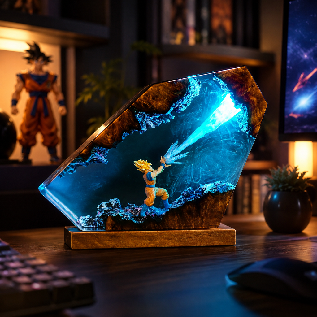 Son Goku Resin LED Night Light ⚡🔥