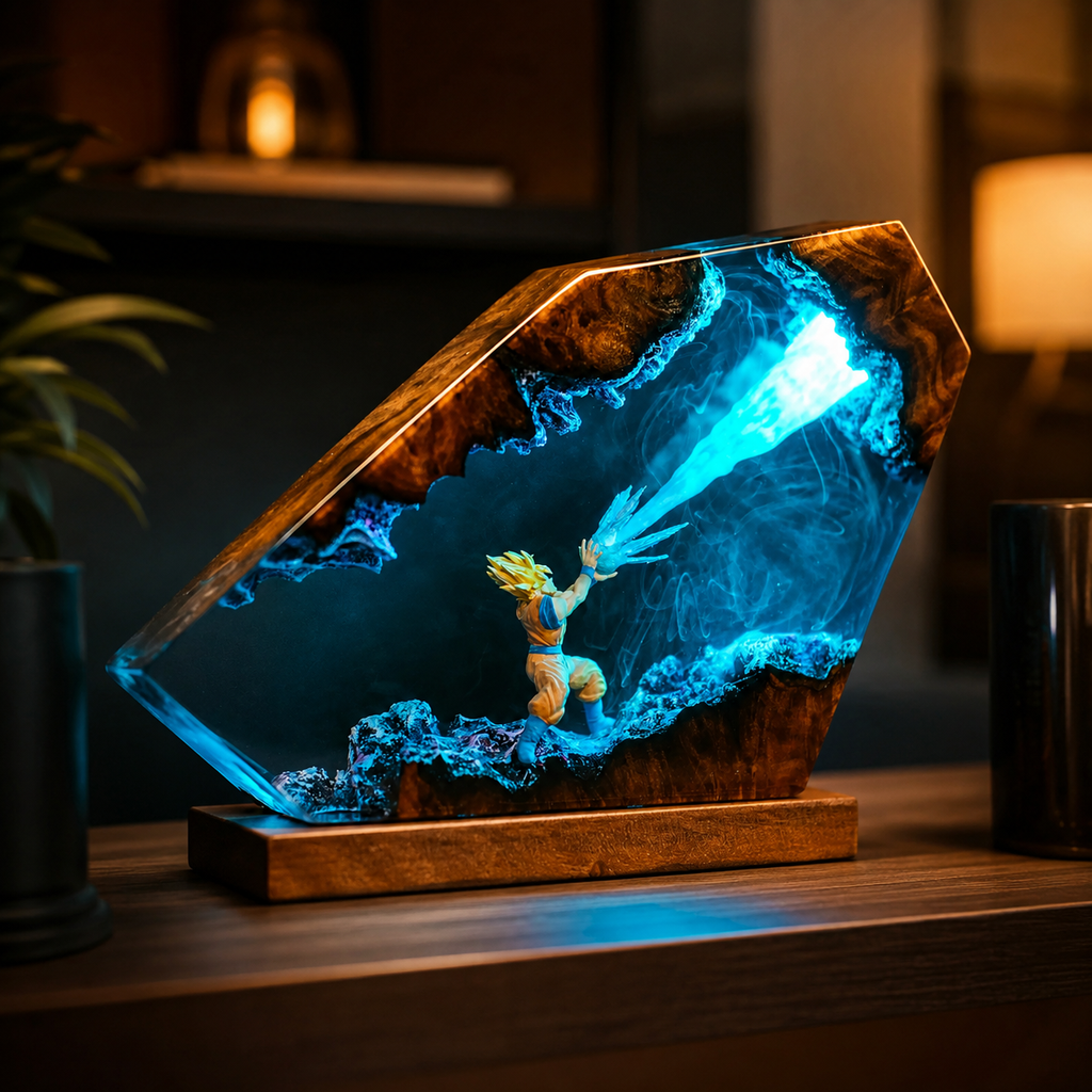 Son Goku Resin LED Night Light ⚡🔥