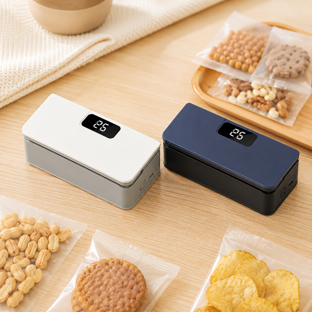 Mini Bag Sealer & Cutter for Snacks 🍪