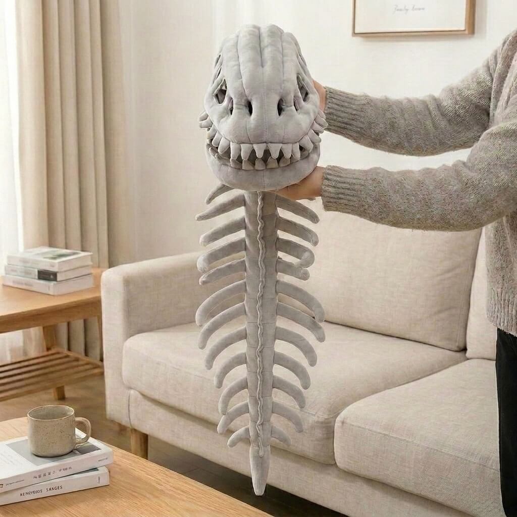 Dino Skeleton Plush – The Funniest Costume for Kids & Adults 🦖 Main image