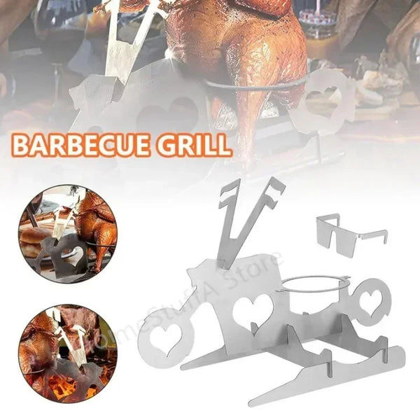 Motorcycle Chicken Roaster Rack