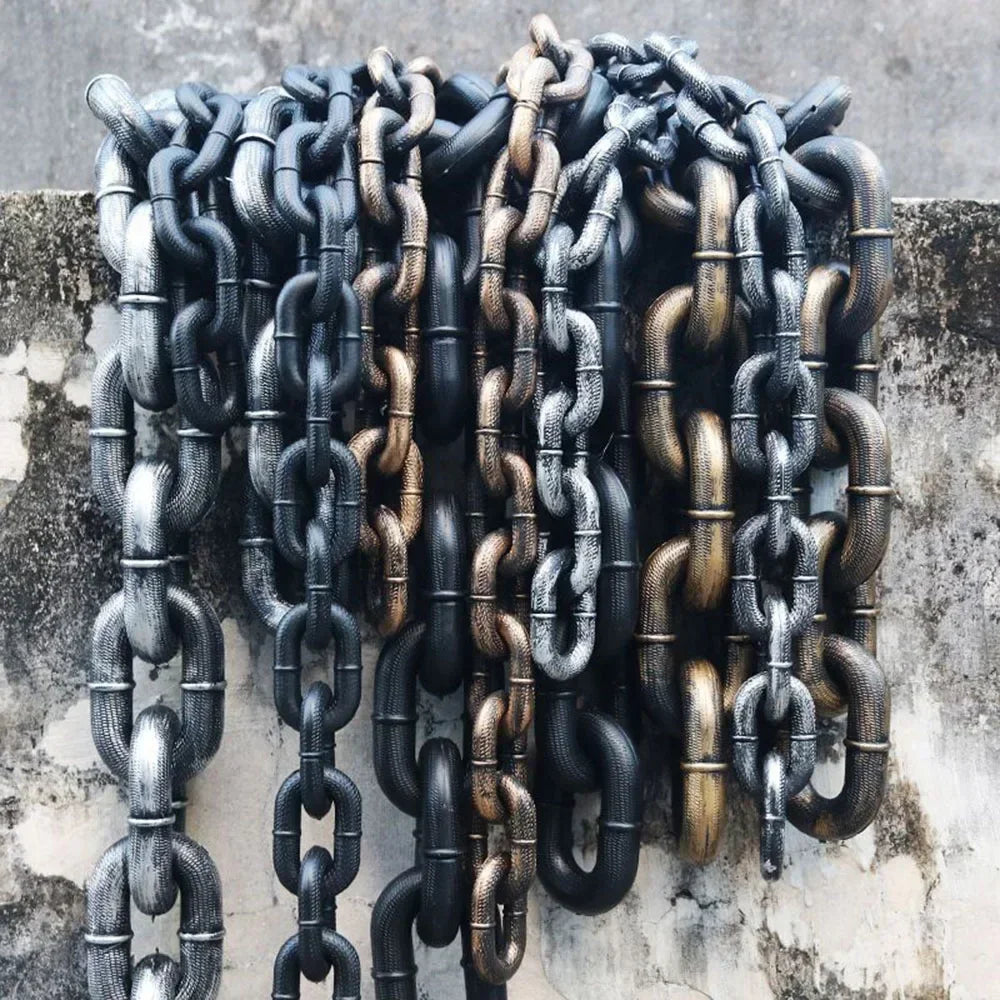Chunky Iron-Style Dog Leash 🐶⛓️✨