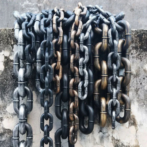 Chunky Iron-Style Dog Leash 🐶⛓️✨