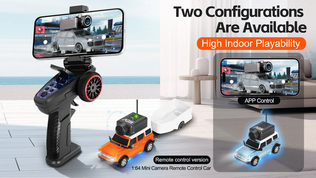Mini RC Camera Car – Drive, Explore & Record in Real Time 🚗📸