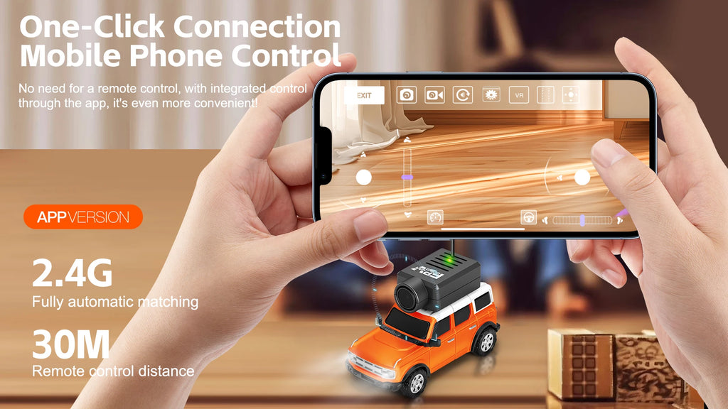 Mini RC Camera Car – Drive, Explore & Record in Real Time 🚗📸