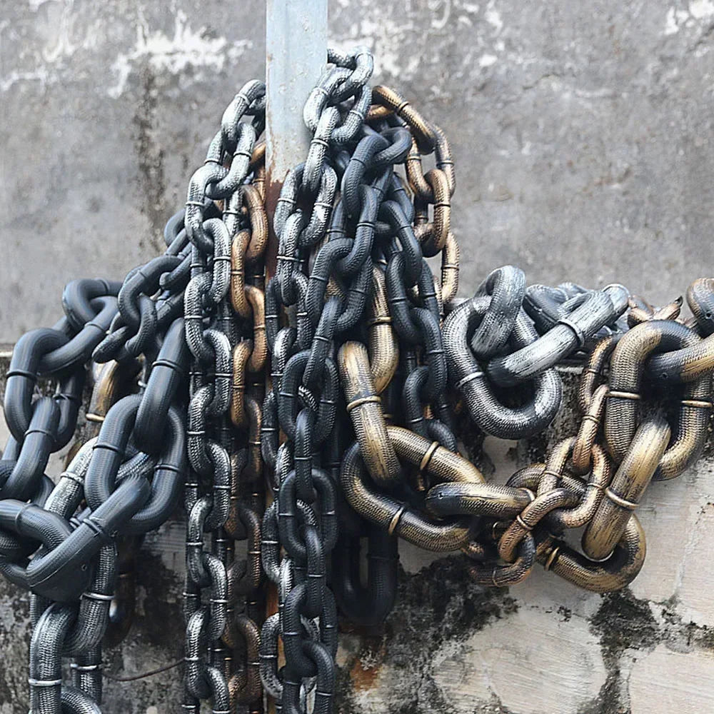 Chunky Iron-Style Dog Leash 🐶⛓️✨