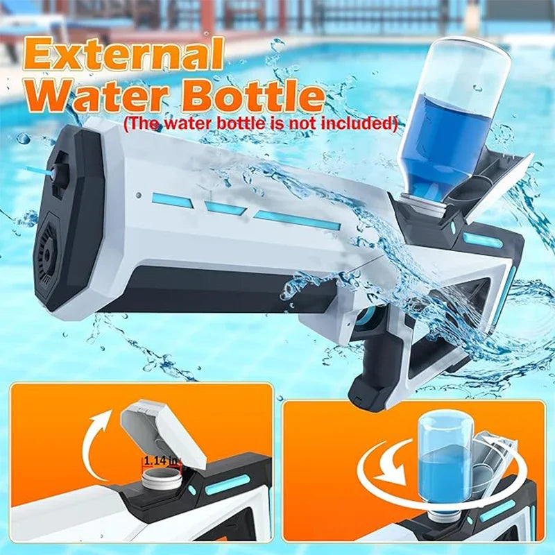 Rechargeable Long-Range Water Gun 💦⚡