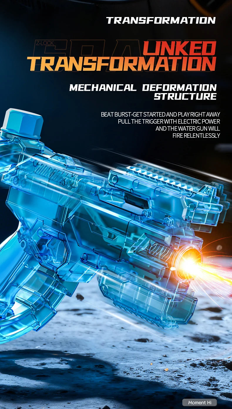 Rechargeable Rapid-Fire Water Gun 💦⚡