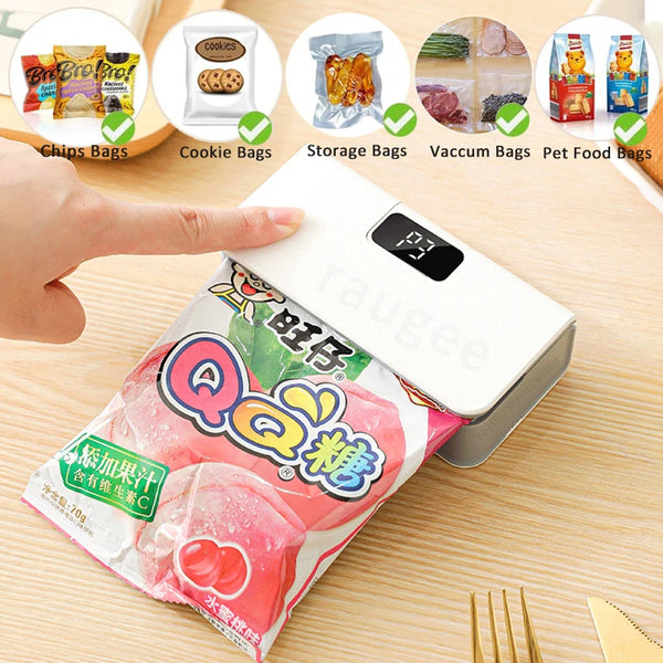 Mini Bag Sealer & Cutter for Snacks 🍪