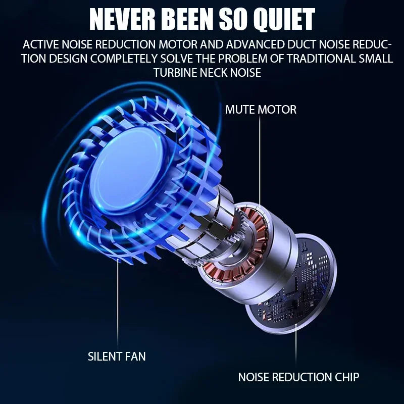 Rechargeable Neck Fan – Stay Cool Wherever You Go ❄️💨