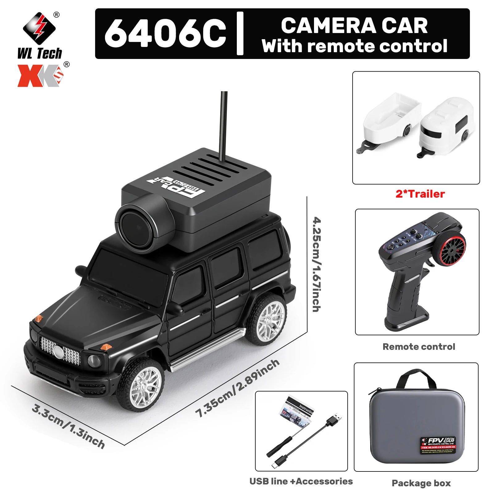Mini RC Camera Car – Drive, Explore & Record in Real Time 🚗📸