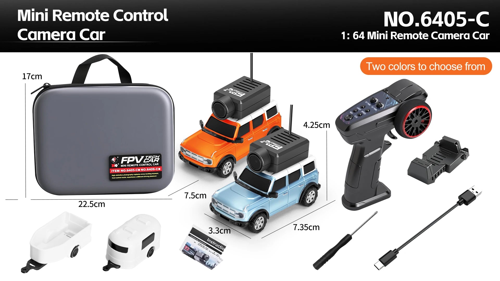 Mini RC Camera Car – Drive, Explore & Record in Real Time 🚗📸