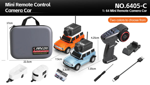 Mini RC Camera Car – Drive, Explore & Record in Real Time 🚗📸