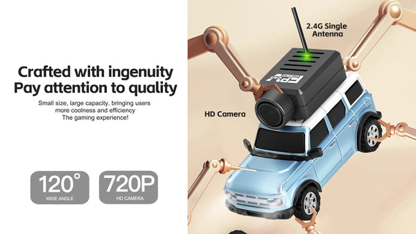 Mini RC Camera Car – Drive, Explore & Record in Real Time 🚗📸