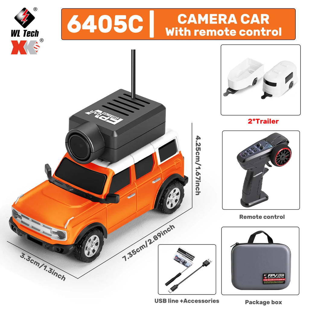 Mini RC Camera Car – Drive, Explore & Record in Real Time 🚗📸