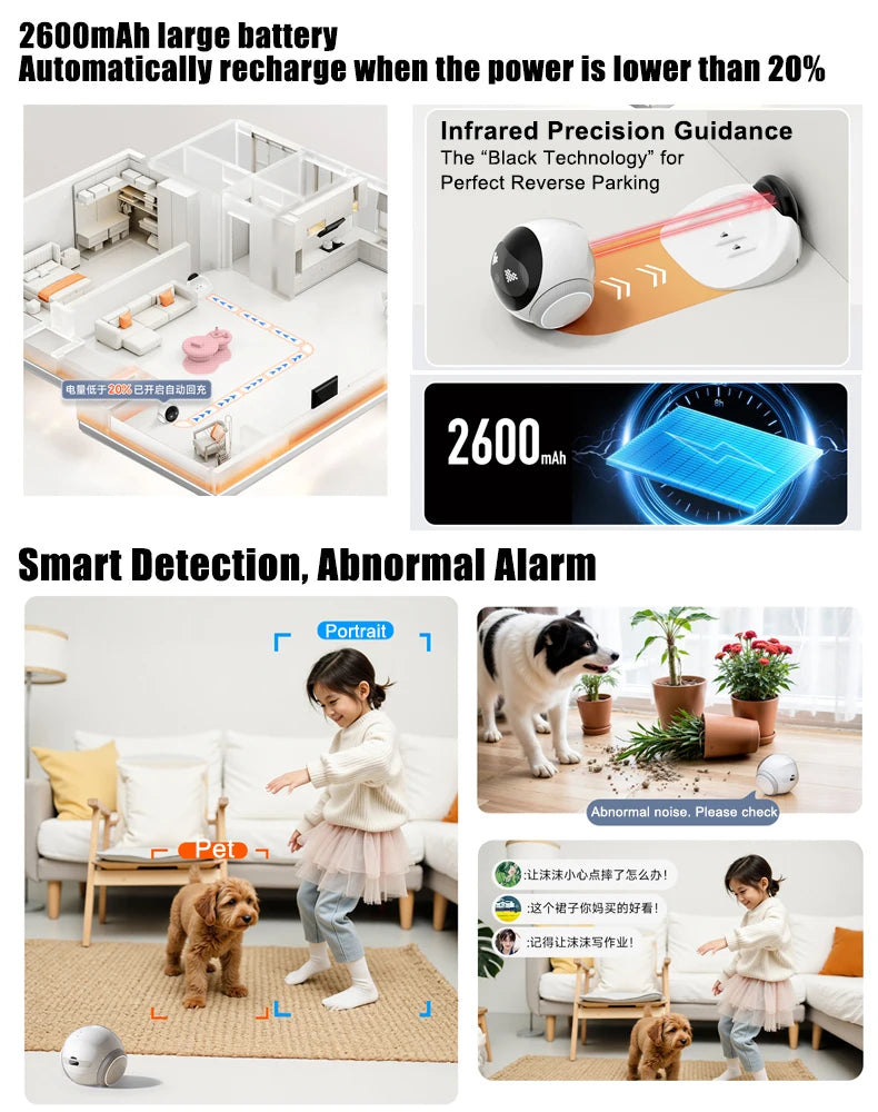 Smart Robot Camera – Girl/Boyfriend Companion 🏠🤖