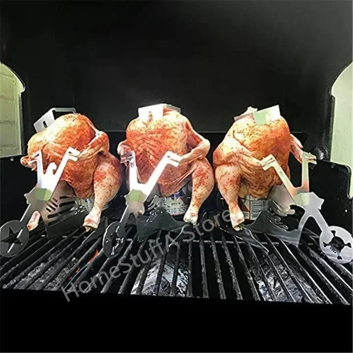 Motorcycle Chicken Roaster Rack