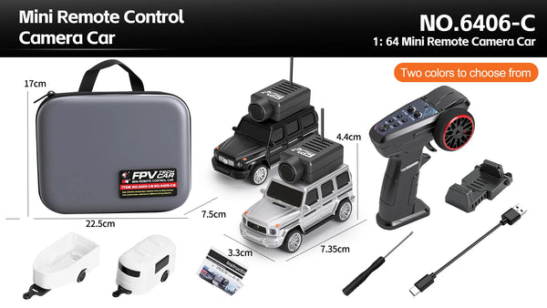 Mini RC Camera Car – Drive, Explore & Record in Real Time 🚗📸