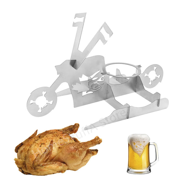 Motorcycle Chicken Roaster Rack