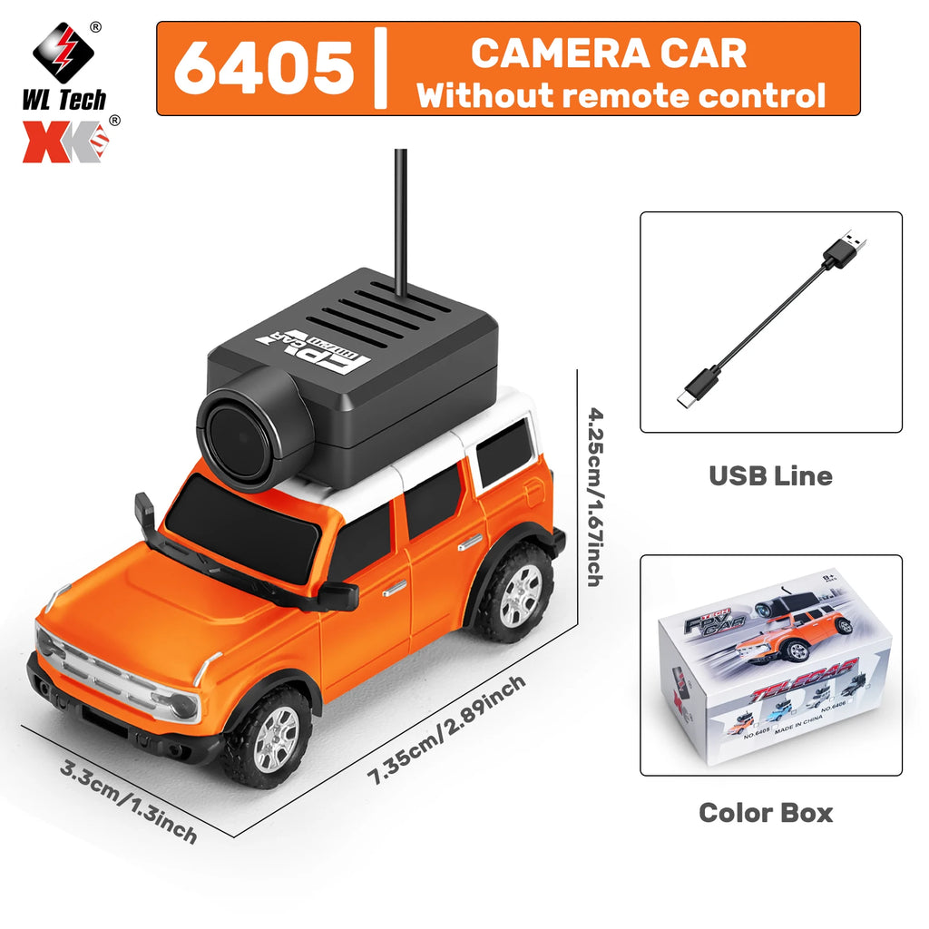 Mini RC Camera Car – Drive, Explore & Record in Real Time 🚗📸