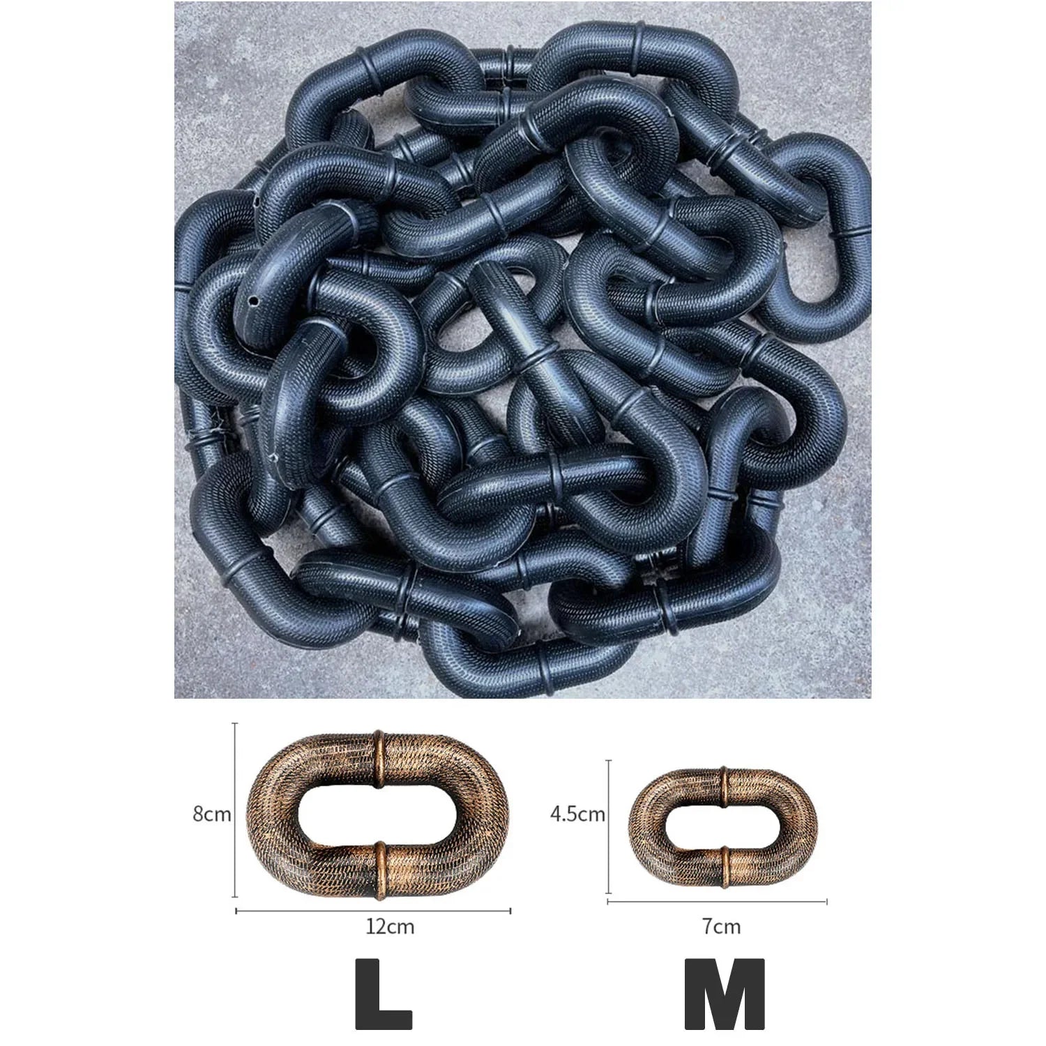 Chunky Iron-Style Dog Leash 🐶⛓️✨