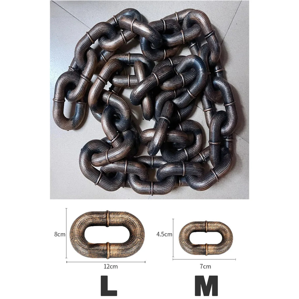 Chunky Iron-Style Dog Leash 🐶⛓️✨