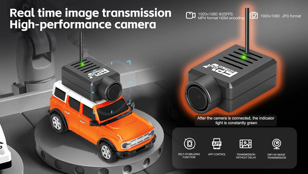 Mini RC Camera Car – Drive, Explore & Record in Real Time 🚗📸