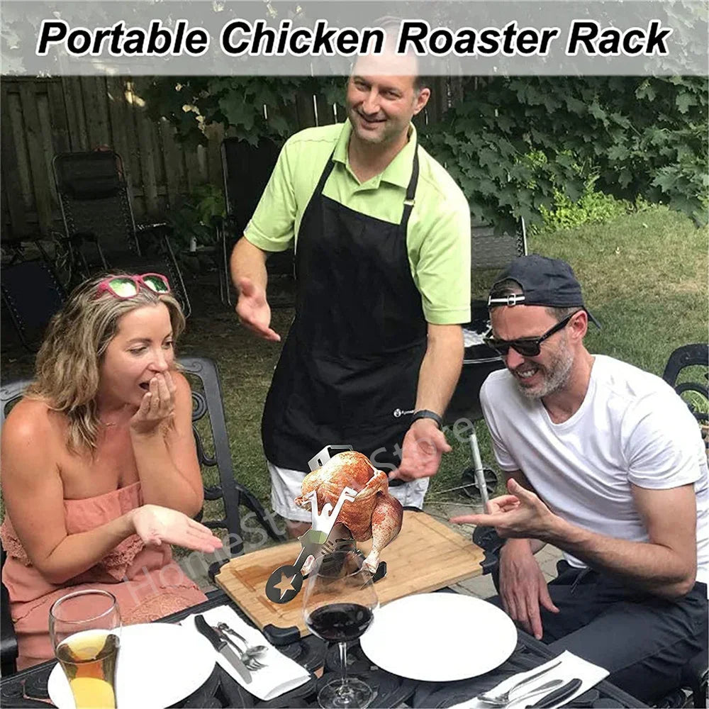 Motorcycle Chicken Roaster Rack