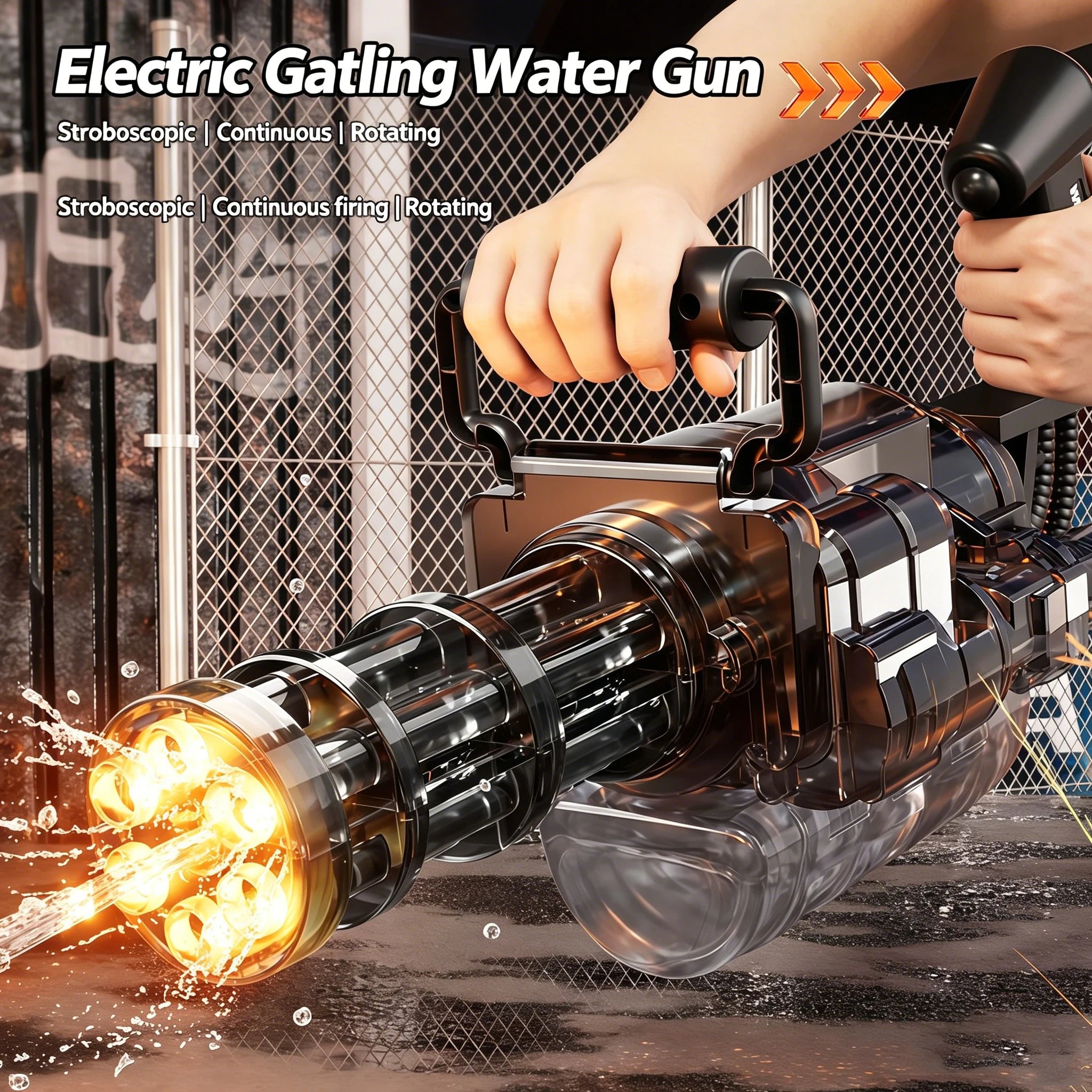Rechargeable Electric Gatling Water Blaster 💦⚡