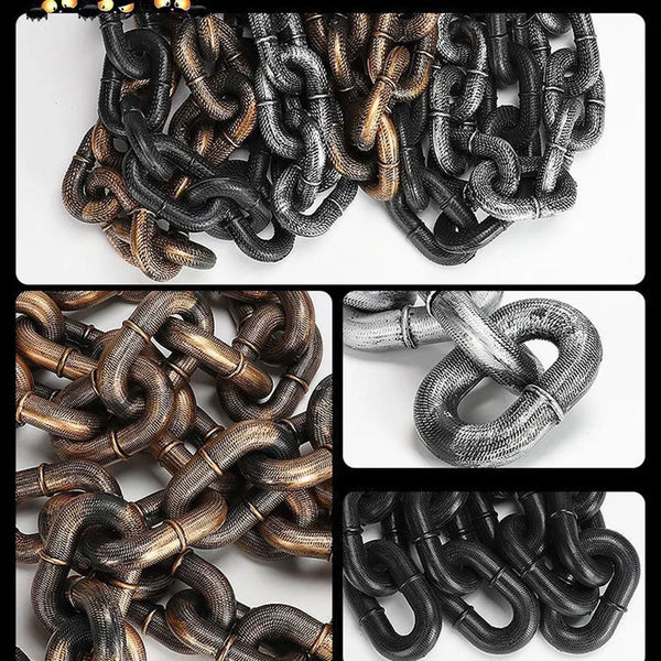Chunky Iron-Style Dog Leash 🐶⛓️✨