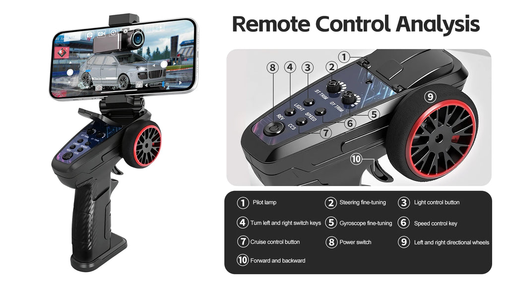 Mini RC Camera Car – Drive, Explore & Record in Real Time 🚗📸