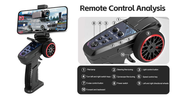 Mini RC Camera Car – Drive, Explore & Record in Real Time 🚗📸