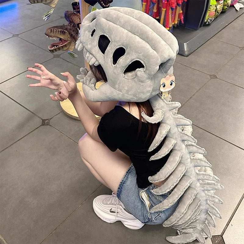 Dino Skeleton Plush – The Funniest Costume for Kids & Adults 🦖