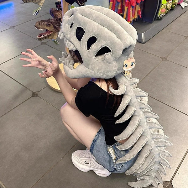 Dino Skeleton Plush – The Funniest Costume for Kids & Adults 🦖