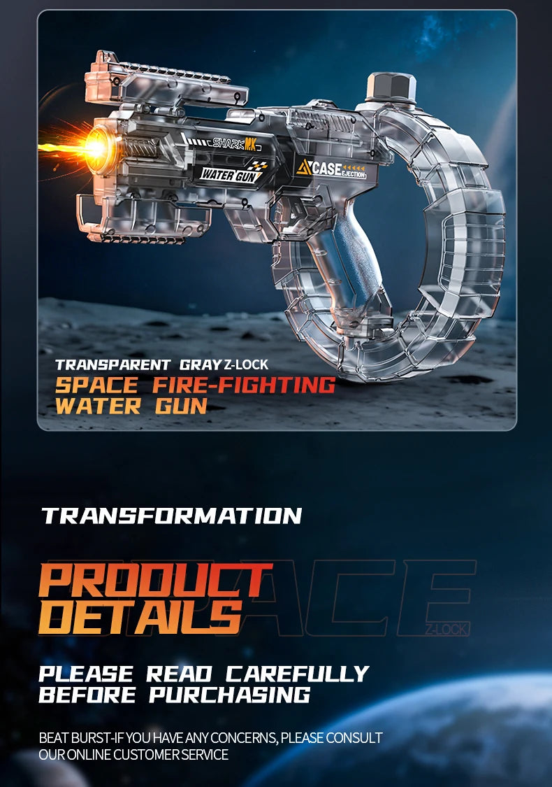 Rechargeable Rapid-Fire Water Gun 💦⚡