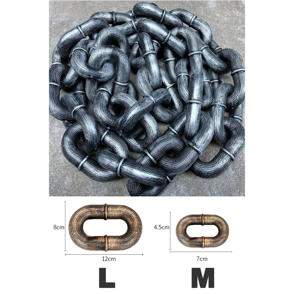 Chunky Iron-Style Dog Leash 🐶⛓️✨