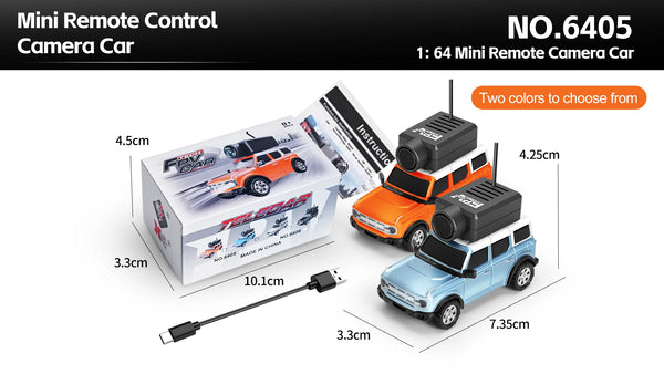 Mini RC Camera Car – Drive, Explore & Record in Real Time 🚗📸