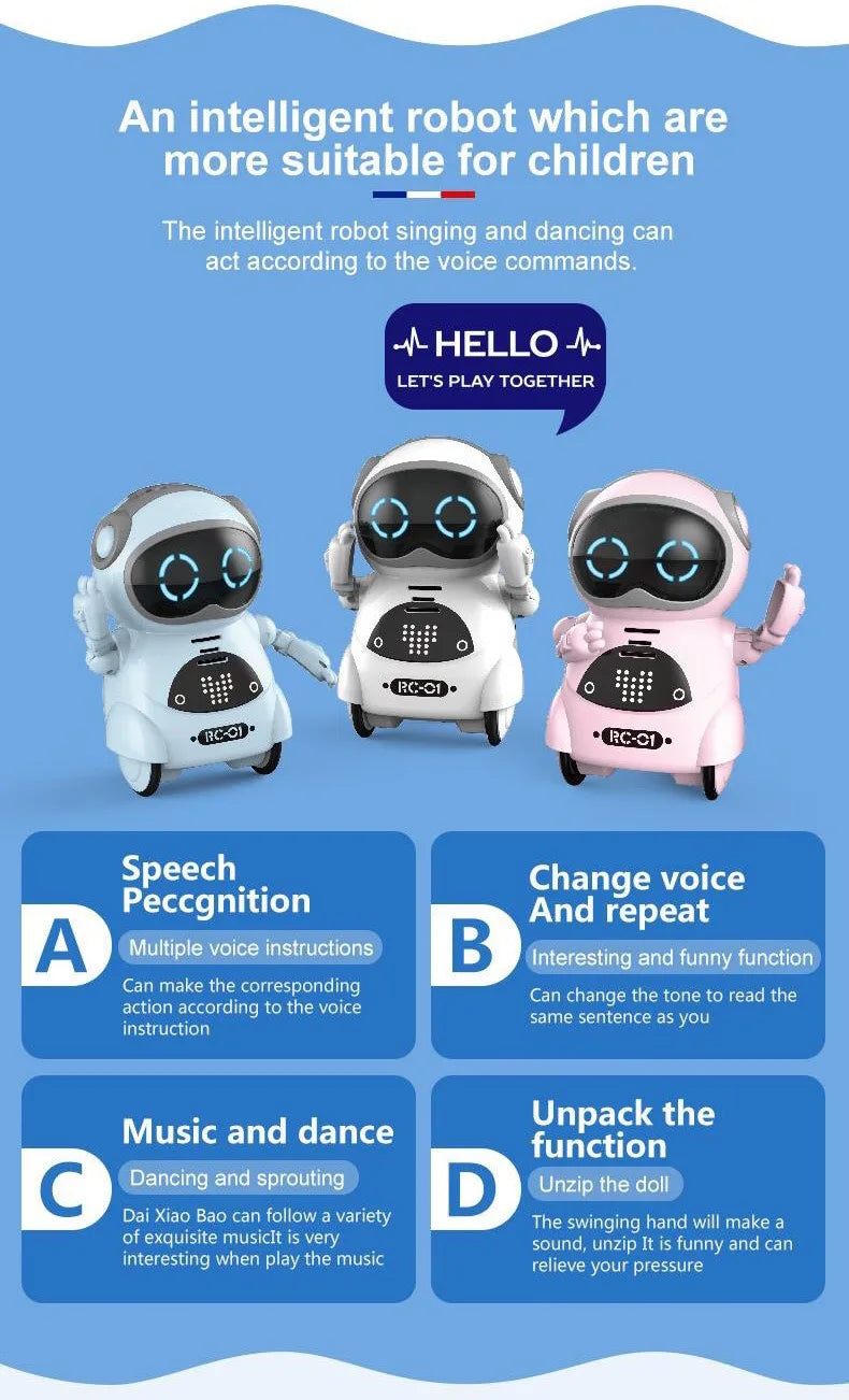 Interactive Voice-Controlled Robot Toy With Real Emotions 🤖