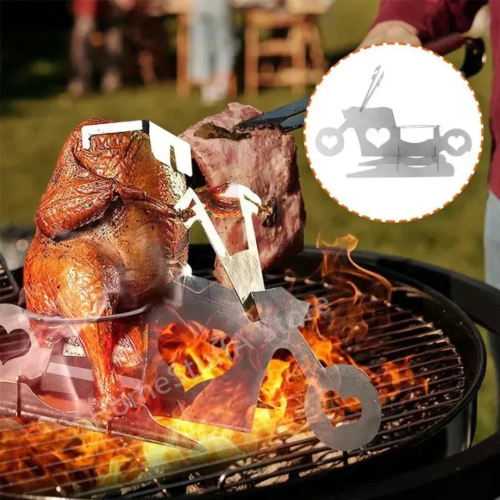 Motorcycle Chicken Roaster Rack