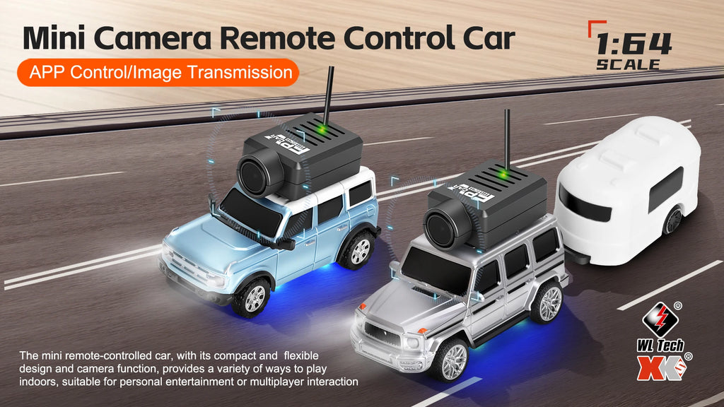 Mini RC Camera Car – Drive, Explore & Record in Real Time 🚗📸